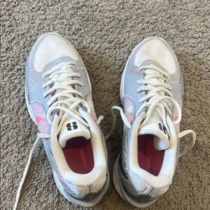 Nike Women’s White and Pink Sneakers